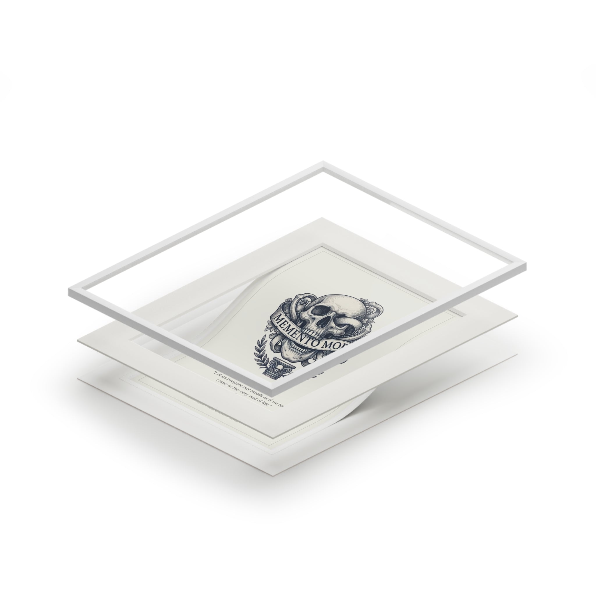 Memento Mori — Seneca Skull Fine Art Print