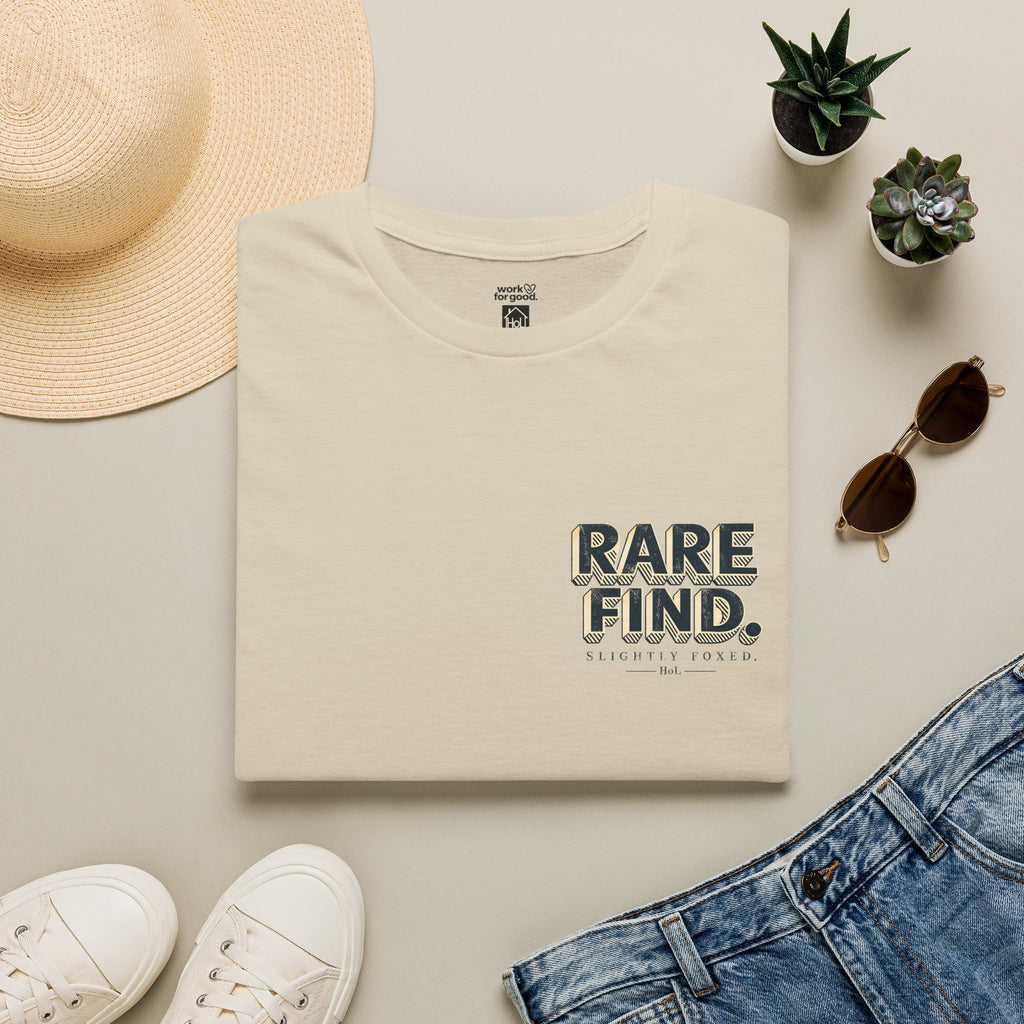 RARE FIND. Slightly Foxed. T-Shirt — Vintage-Inspired Literary Unisex Tee | £2 Donated to Refuge