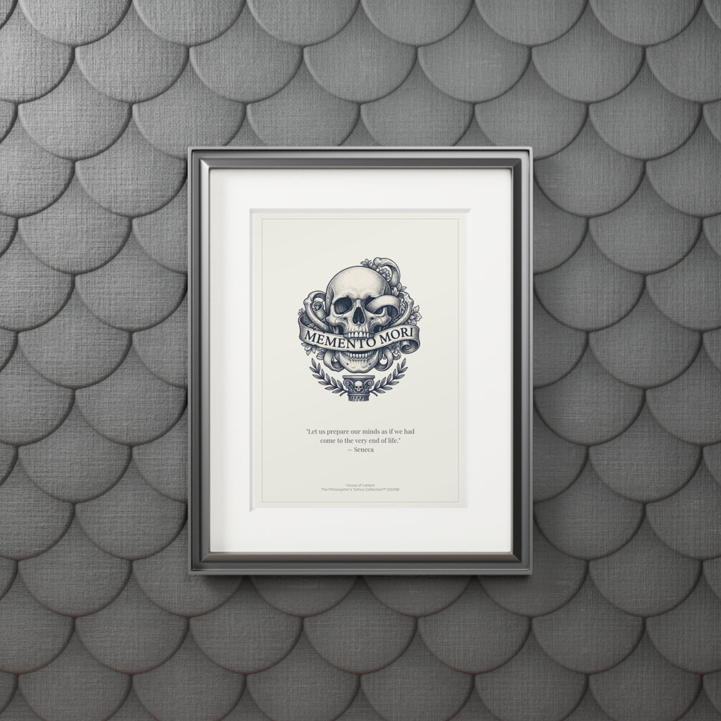 Memento Mori — Seneca Skull Fine Art Print