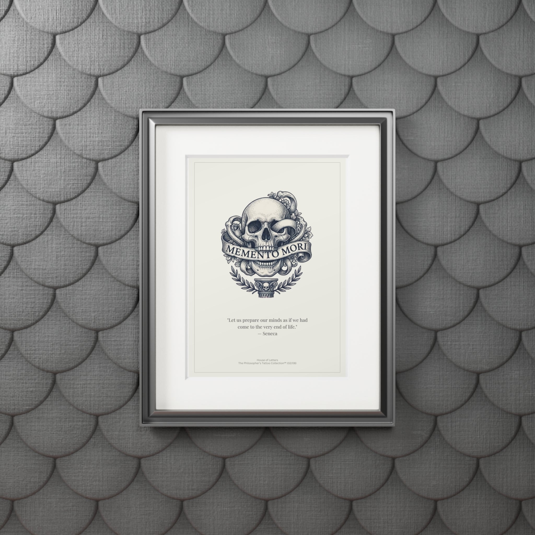 Memento Mori — Seneca Skull Fine Art Print