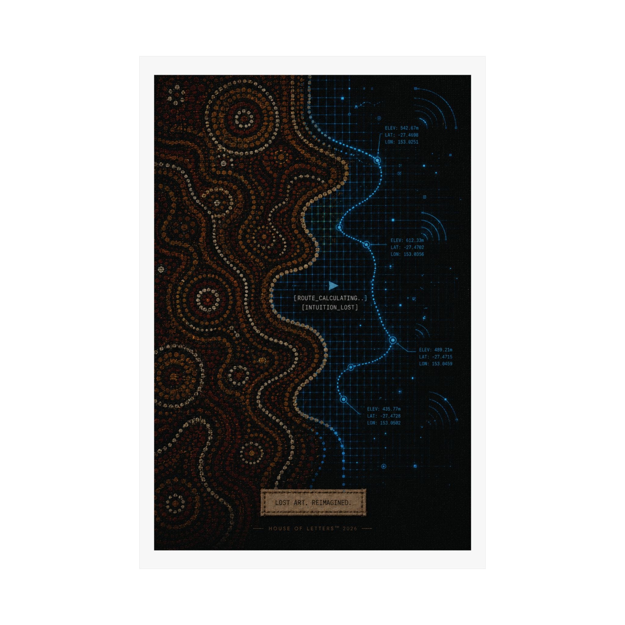 Lost Art. Reimagined. — "Intuition Lost" Premium Art Print