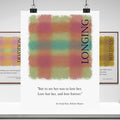 Robert Burns "Longing" Tartan Poster — Scottish Romantic Literary Wall Art