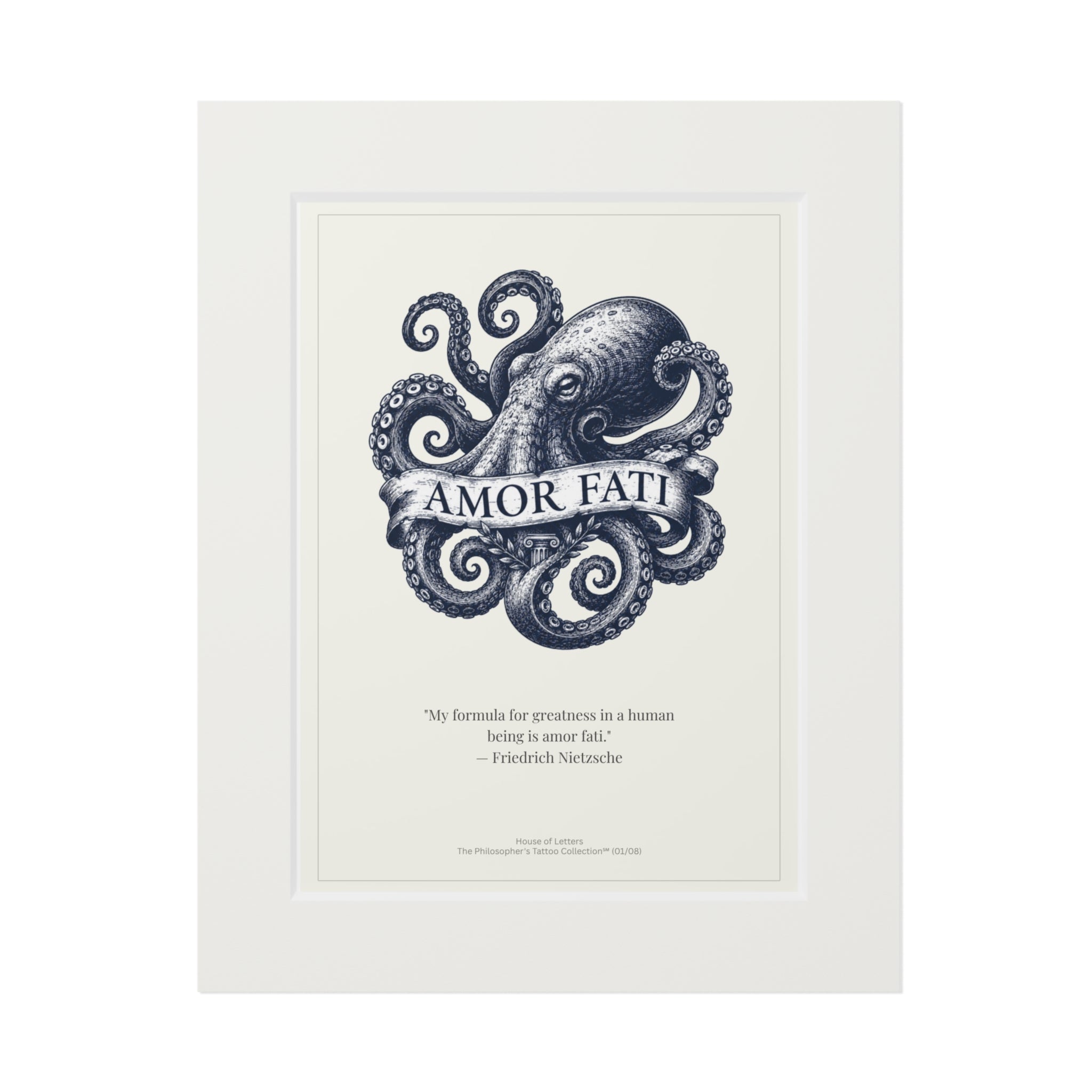 Amor Fati — Nietzsche Fine Art Print