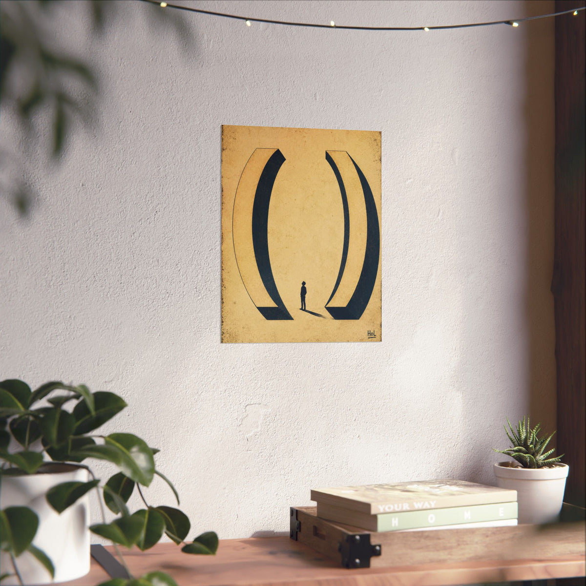 Matte Poster — Minimalist Surreal Archway Art Print