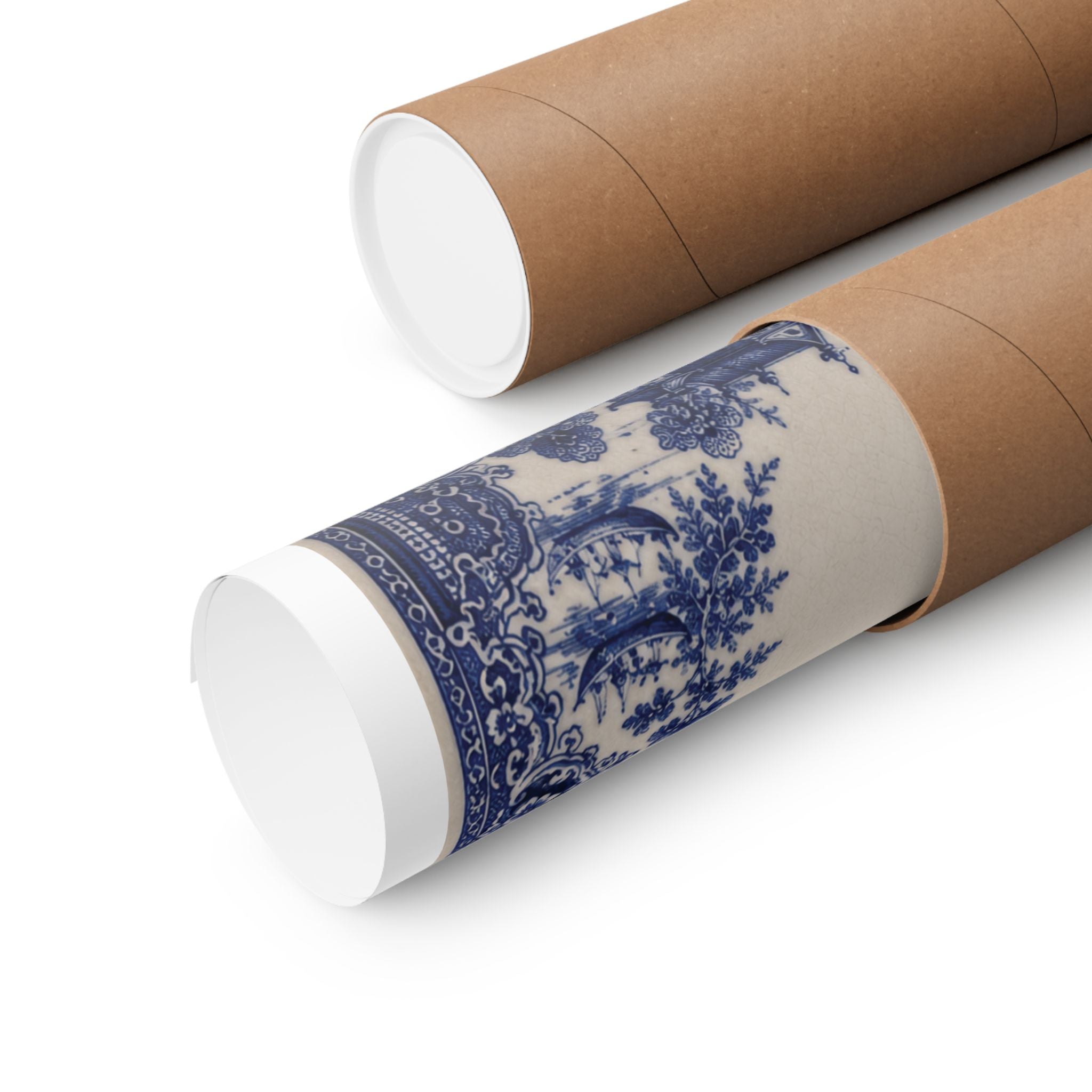 Out of the Blue – Contemporary Chinoiserie Art Print