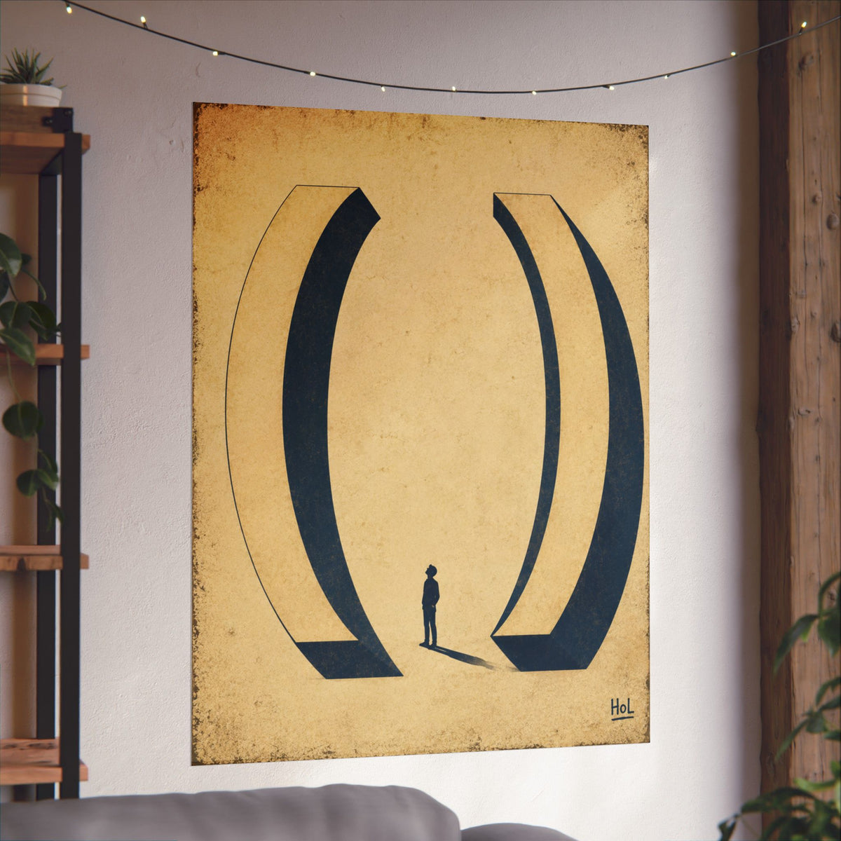 Matte Poster — Minimalist Surreal Archway Art Print