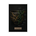 Lost Art. Reimagined. — Japanese Kintsugi & Tech Overlay Print | Premium Matte Wall Art