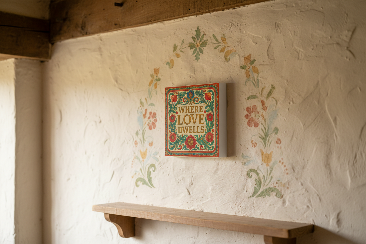 Where Love Dwells — Romany Folk Canvas