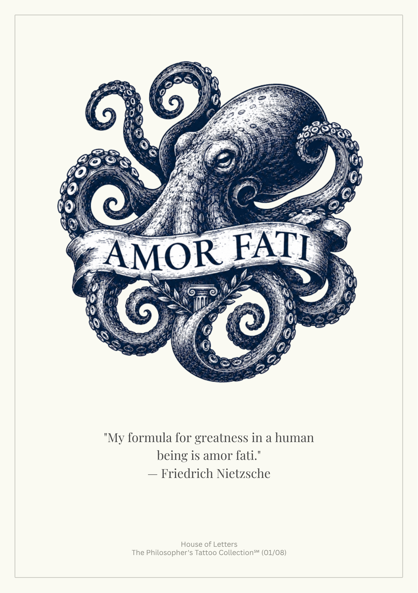 Amor Fati — Nietzsche Fine Art Print