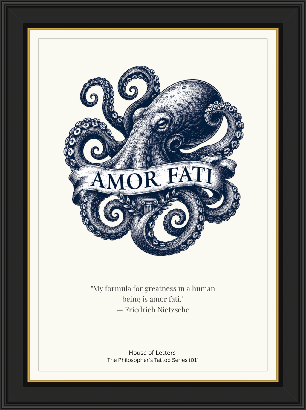 Amor Fati — Nietzsche Fine Art Print