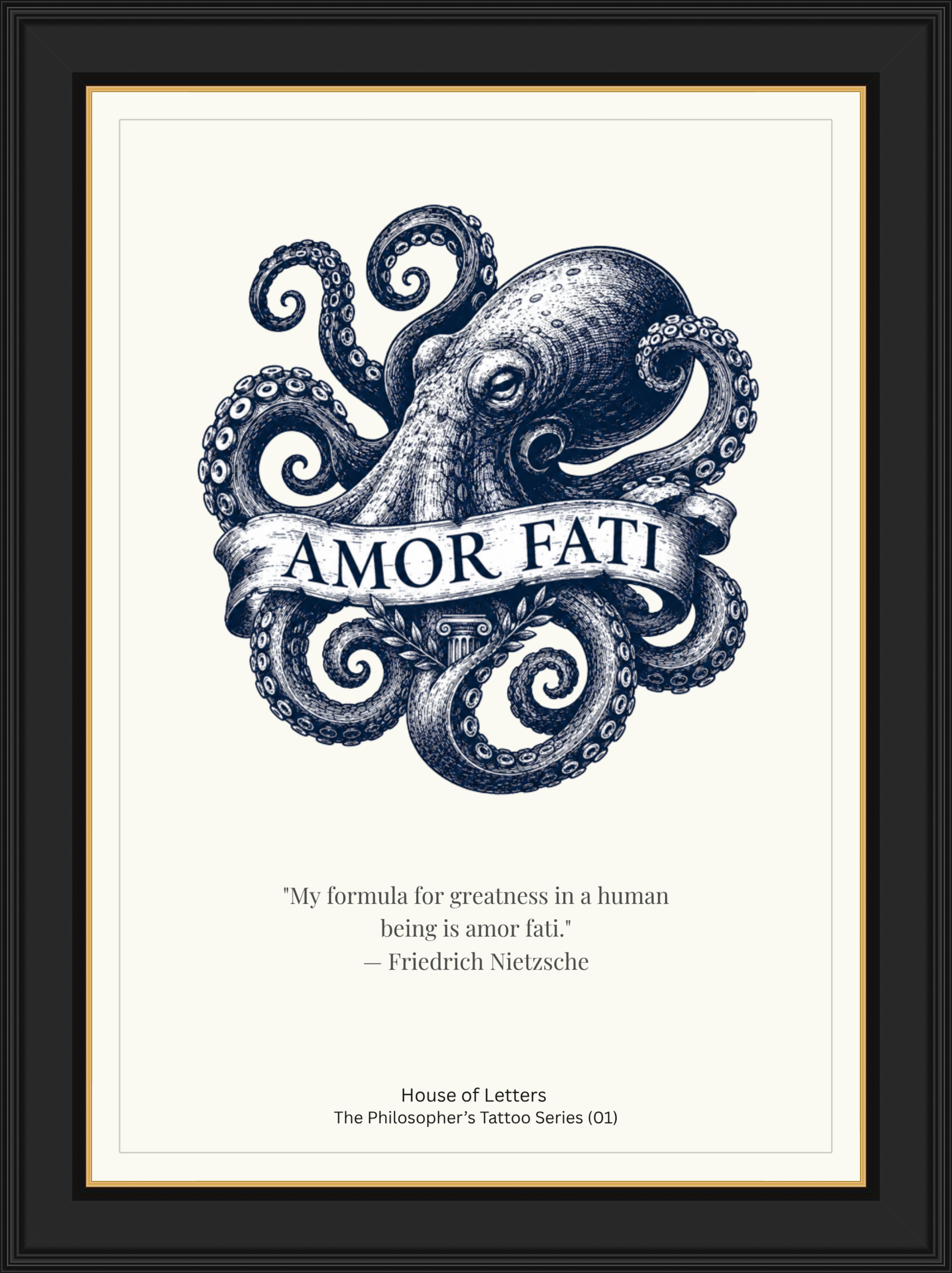 Amor Fati — Nietzsche Fine Art Print