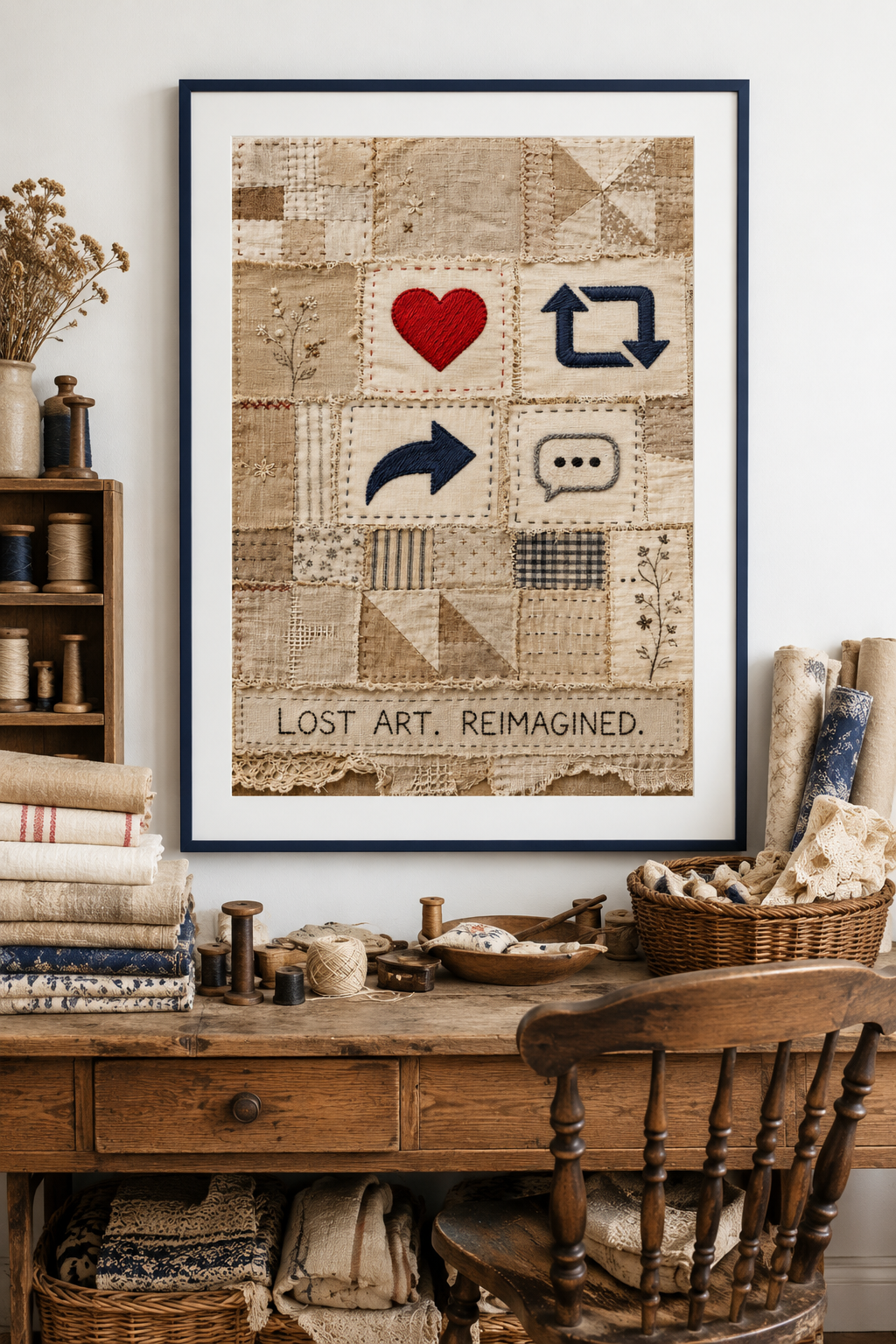 Lost Art. Reimagined. (The Quilting Bee Edition)