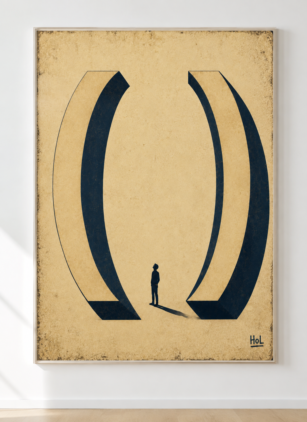 Matte Poster — Minimalist Surreal Archway Art Print