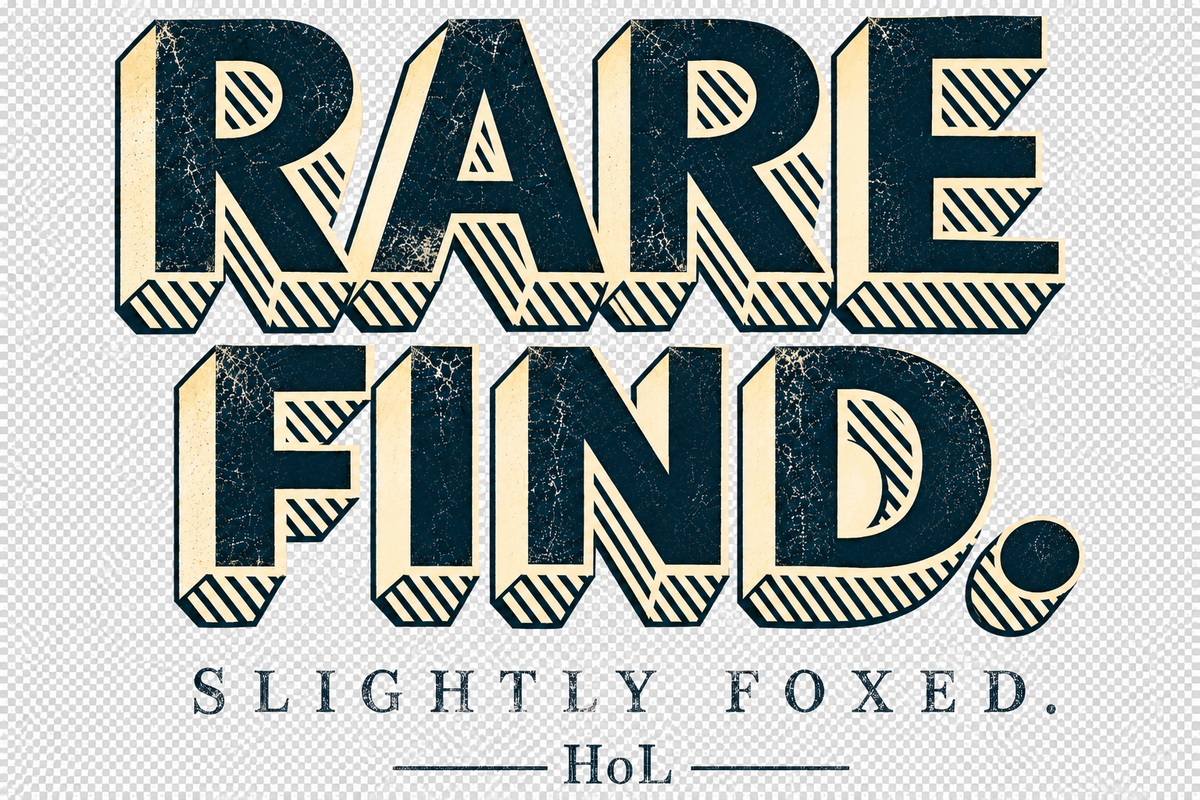 RARE FIND. Slightly Foxed. T-Shirt — Vintage-Inspired Literary Unisex Tee | £2 Donated to Refuge