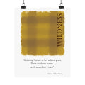 Robert Burns "Wildness" Tartan Poster — Scottish Romantics Literary Wall Art