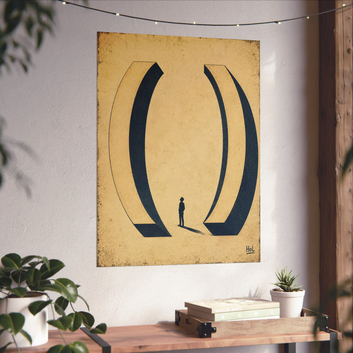 Matte Poster — Minimalist Surreal Archway Art Print