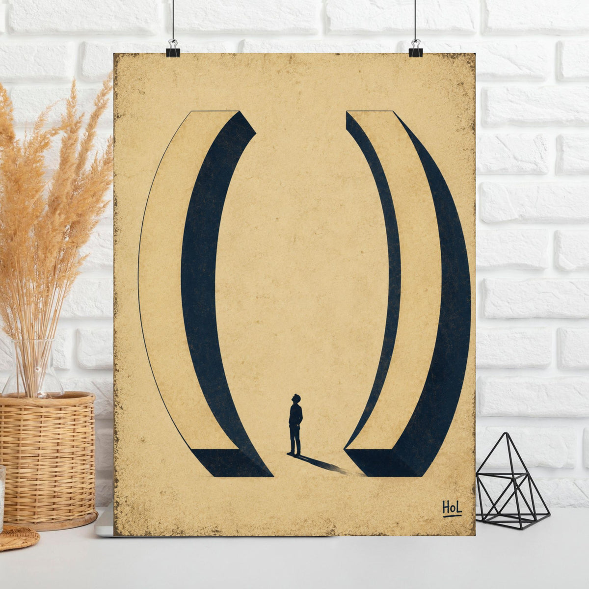 Matte Poster — Minimalist Surreal Archway Art Print