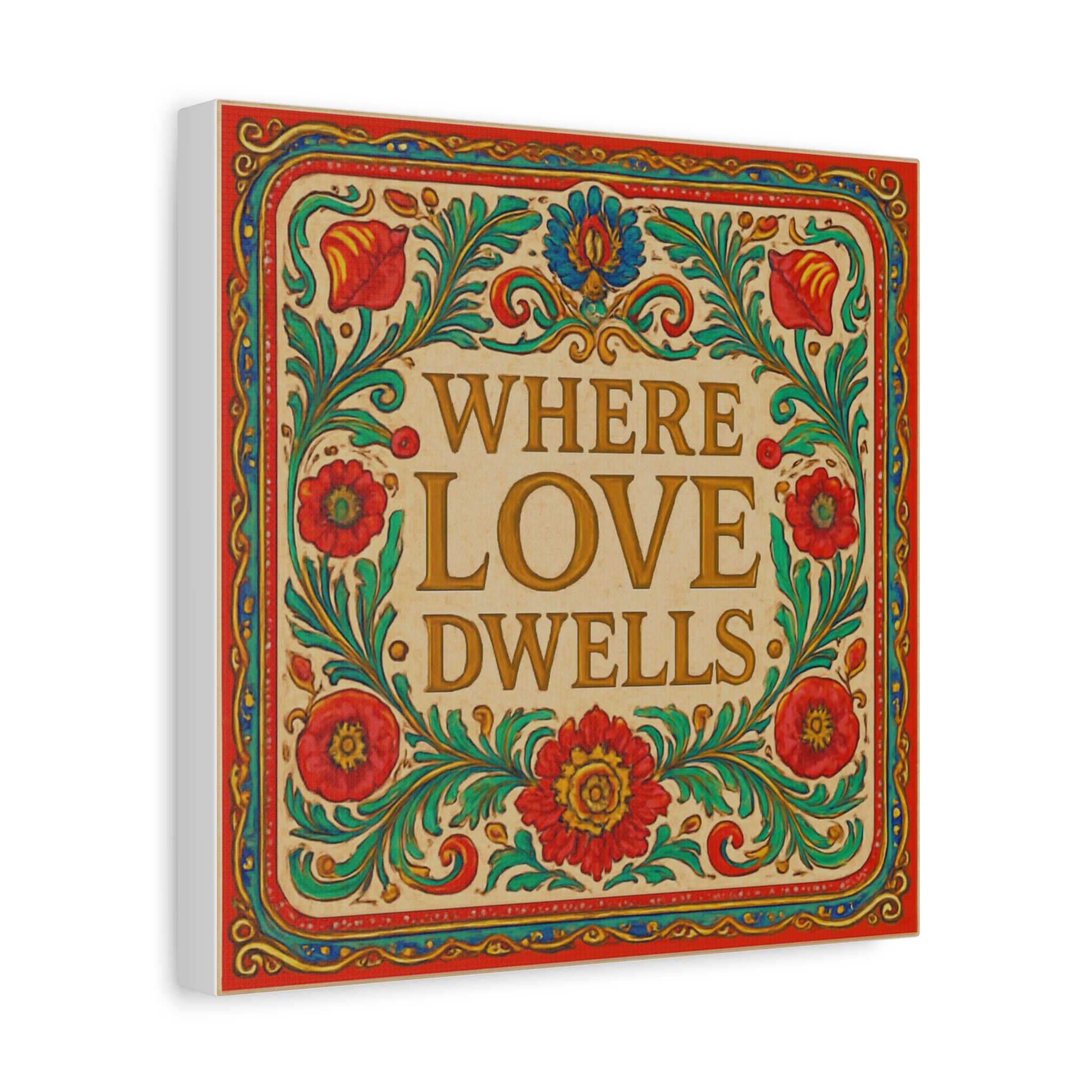 Where Love Dwells — Romany Folk Canvas