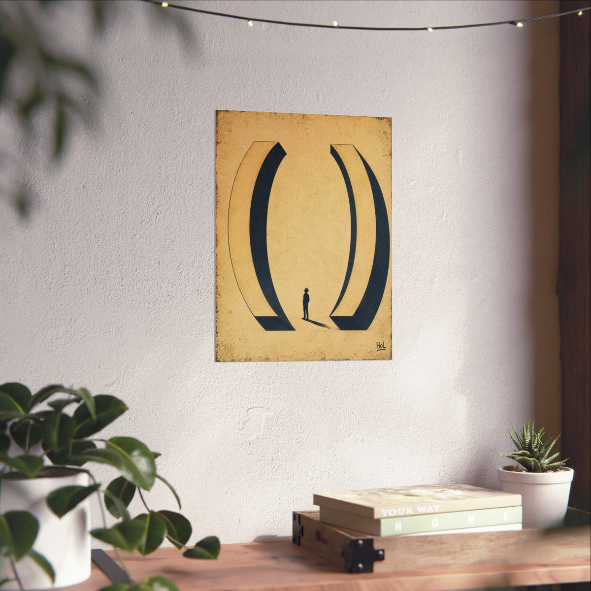 Matte Poster — Minimalist Surreal Archway Art Print