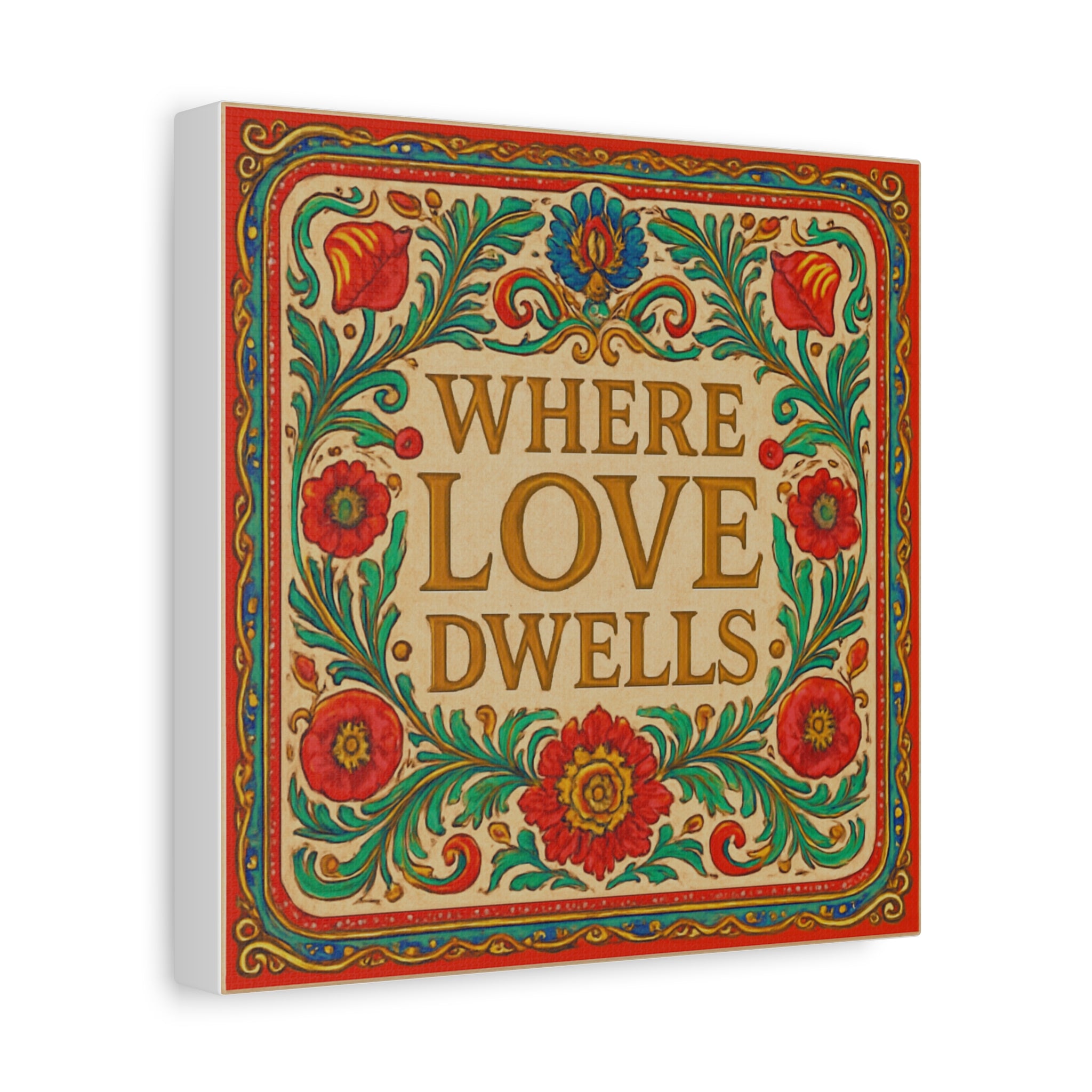 Where Love Dwells — Romany Folk Canvas