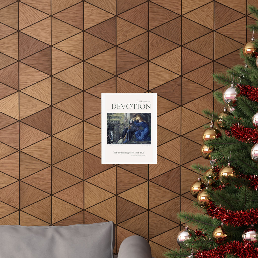 DH Lawrence — 'Devotion' Literary Art Poster