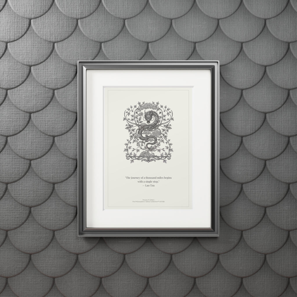 The Journey of a Thousand Miles — Lao Tzu Fine Art Print