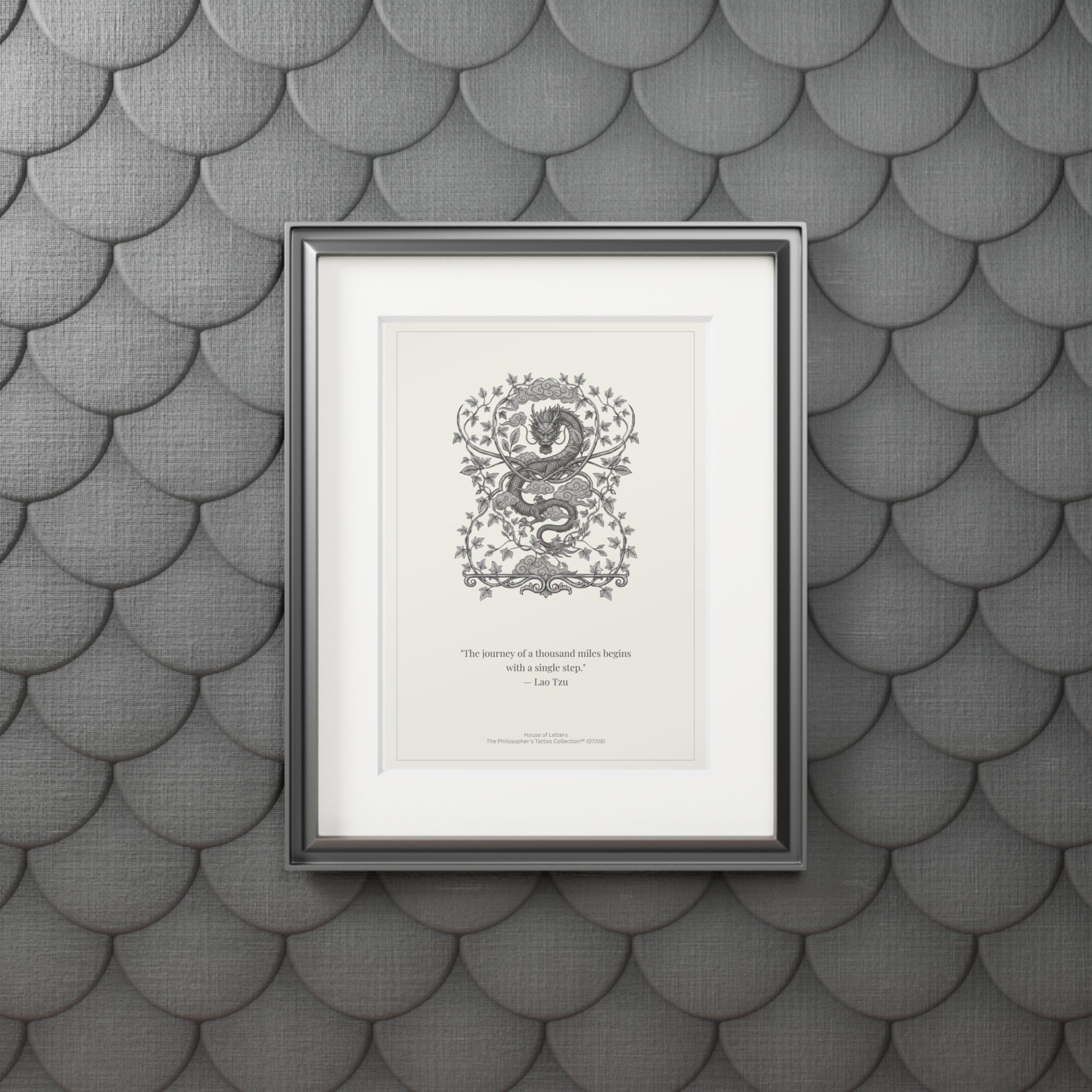The Journey of a Thousand Miles — Lao Tzu Fine Art Print