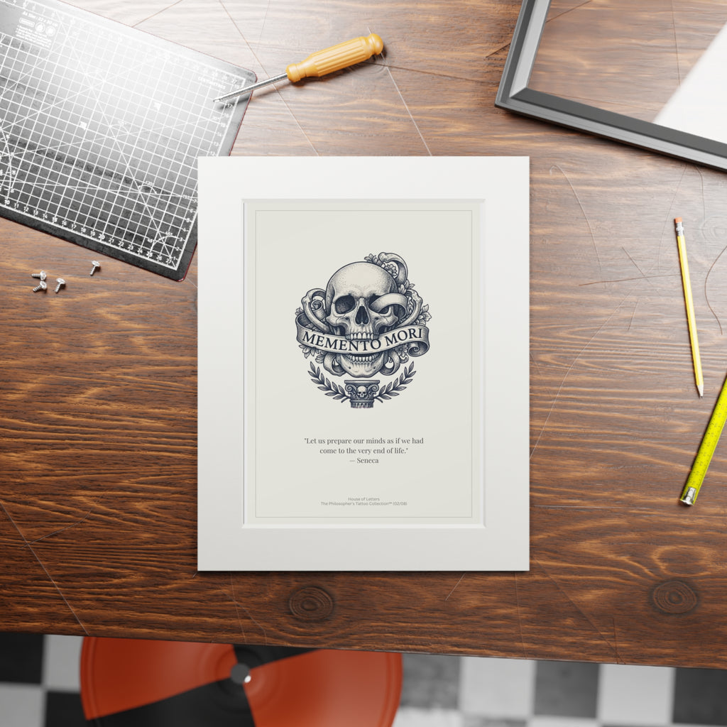 Memento Mori — Seneca Skull Fine Art Print