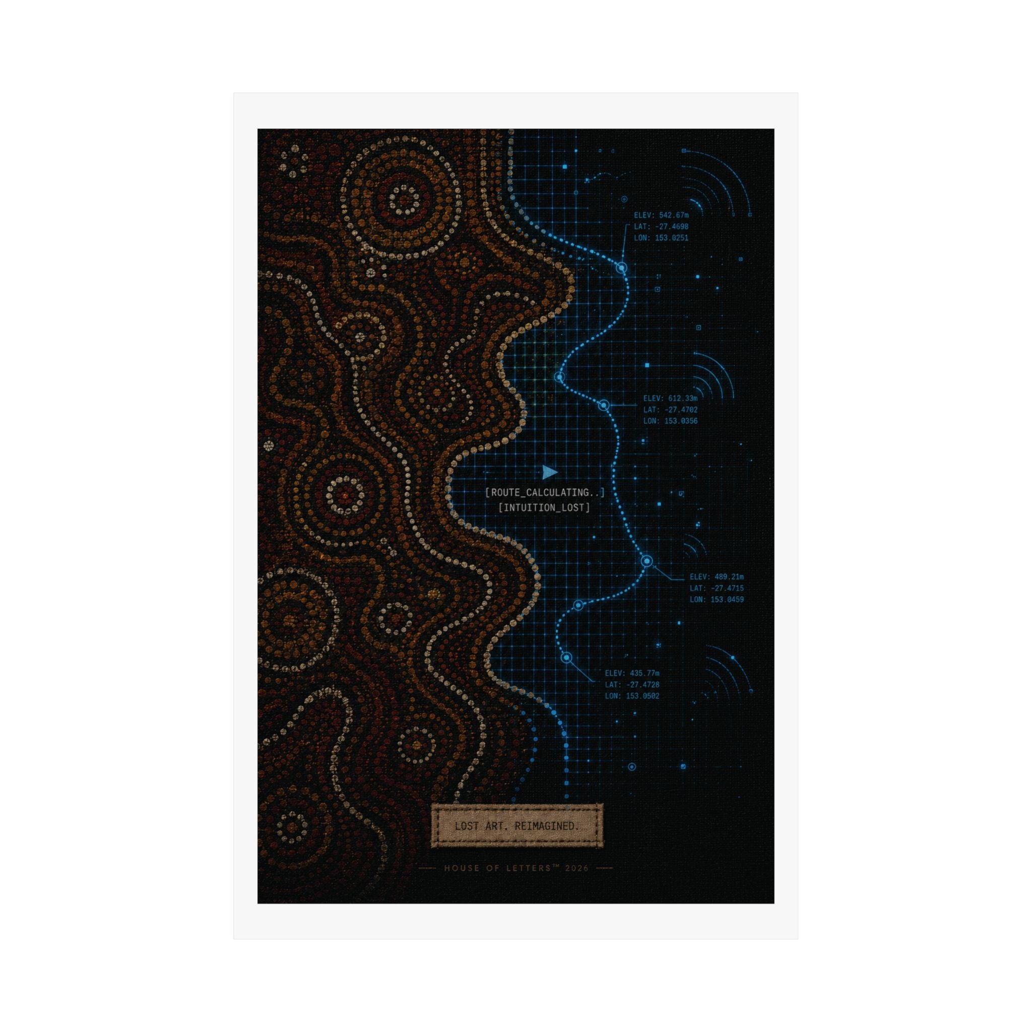Lost Art. Reimagined. — "Intuition Lost" Premium Art Print