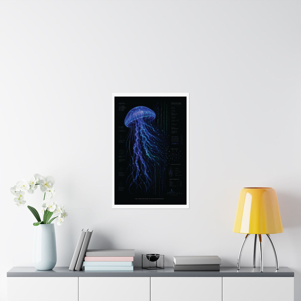 The Architecture of Bioluminescence — Marine Biology Data Print | House of Letters