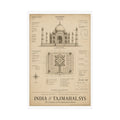 India // TajMahal.Sys Architectural Blueprint Print — The Architectural Algorithms Series (Edition 6 of 7)