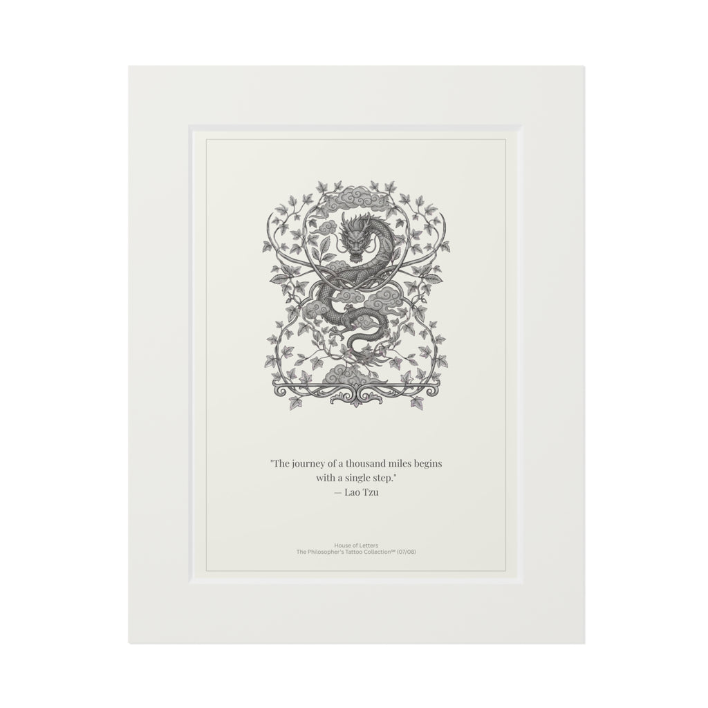 The Journey of a Thousand Miles — Lao Tzu Fine Art Print