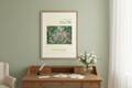 Virginia Woolf Flow poster in romantic literary setting